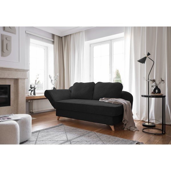 Antratsiitne velvetist lamamistool (vasak nurk) Chic Charlotte - Miuform-image-3