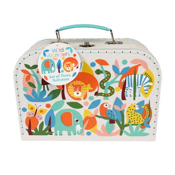 Laste kohvrid 3 komplektis Wild Wonders - Rex London-image-2