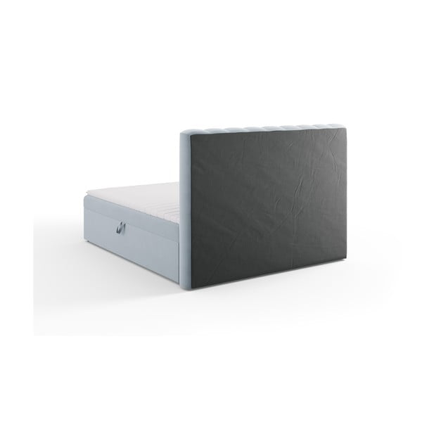 Helesinine vedruvoodi koos panipaigaga 180x200 cm Gina - Milo Casa-image-4