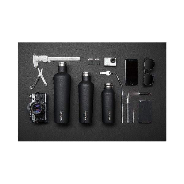 Černá cestovní termolahev z nerezové oceli Corkcicle Canteen, 470 ml-image-1