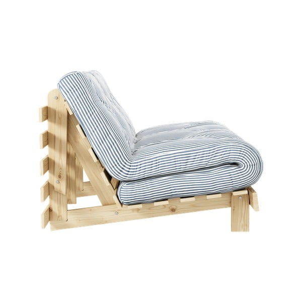 Valge/helesinine diivanvoodi 140 cm Roots - Karup Design-image-3