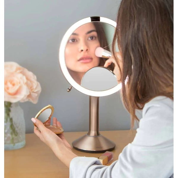 Valgustusega kosmeetikapeegel, suurendav ø 20 cm Sensor Trio - simplehuman-image-1