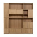 Tammedekooriga modulaarne raamaturiiul 217x243 cm Modulair – vtwonen