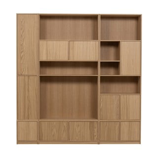 Tammedekooriga modulaarne raamaturiiul 217x243 cm Modulair – vtwonen
