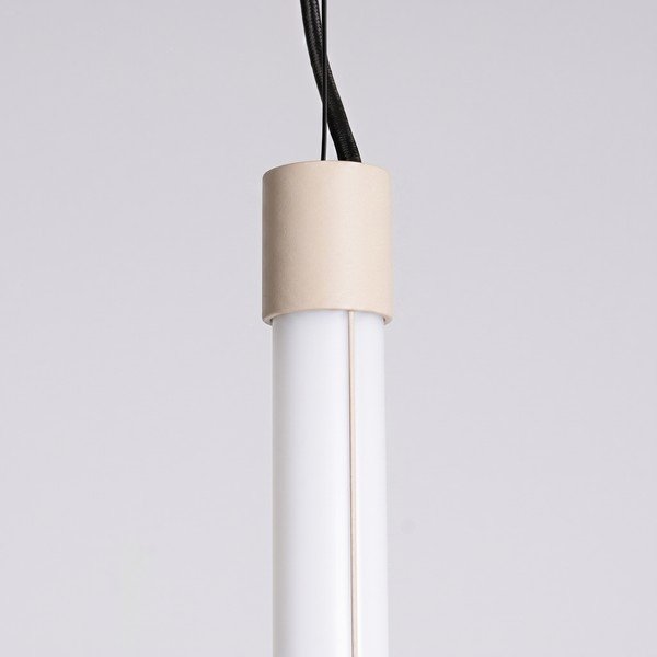 Beež metallist LED-ripplamp ø 6 cm TRANG - Thoro-image-3