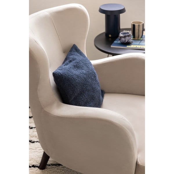 Beež samet tugitool Noemye - Bonami Selection-image-1