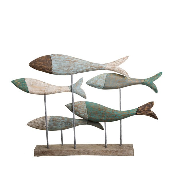 Dřevěná dekorace Ixia Fishes