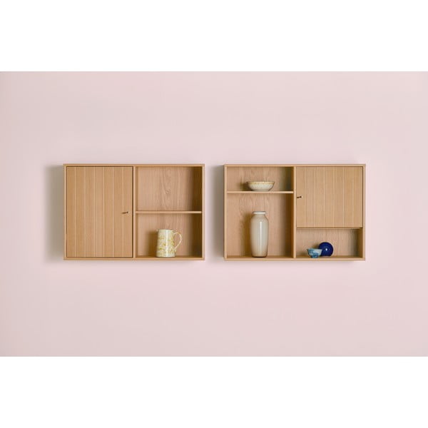 Rippuv raamaturiiul tammedekooriga 89x61 cm Mistral - Hammel Furniture-image-1