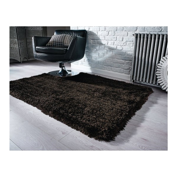 Tmavě hnědý koberec Flair Rugs Pearl, 160 x 230 cm