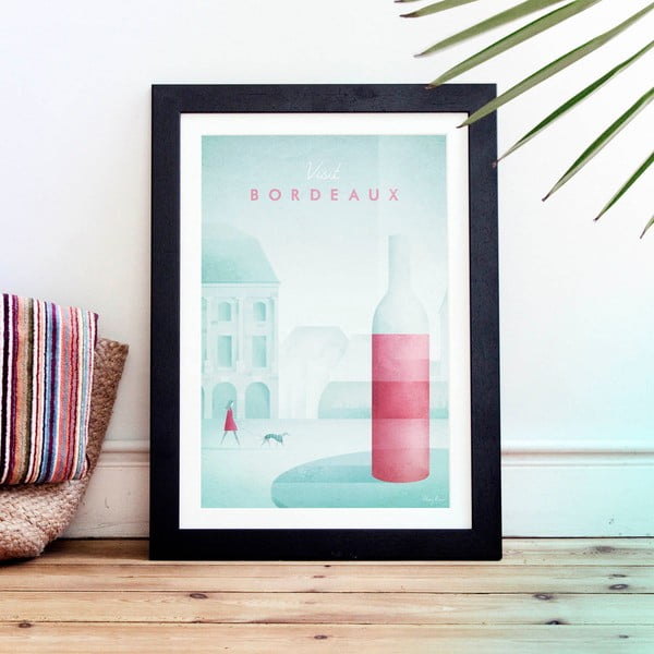 Plakat , A3 Bordeaux - Travelposter-image-1