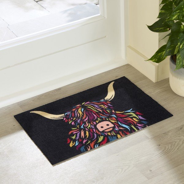 Uksematt 40x60 cm Highland Cow - Artsy Doormats-image-1