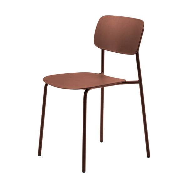 Terrakottapunased söögitoolid 2tk komplektis Kirkland - Unique Furniture