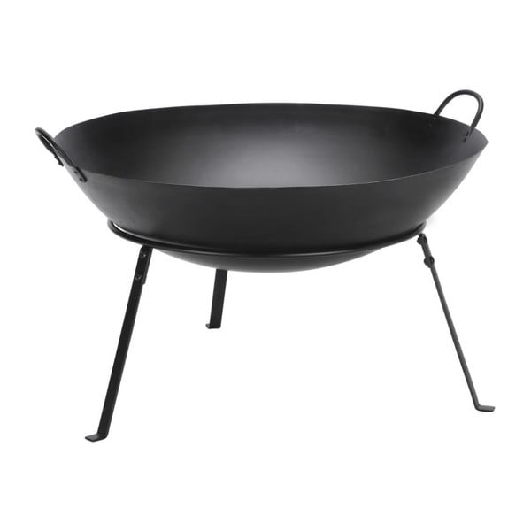 Černé ocelové přenosné ohniště A Simple Mess Torino Black, ⌀ 60 cm