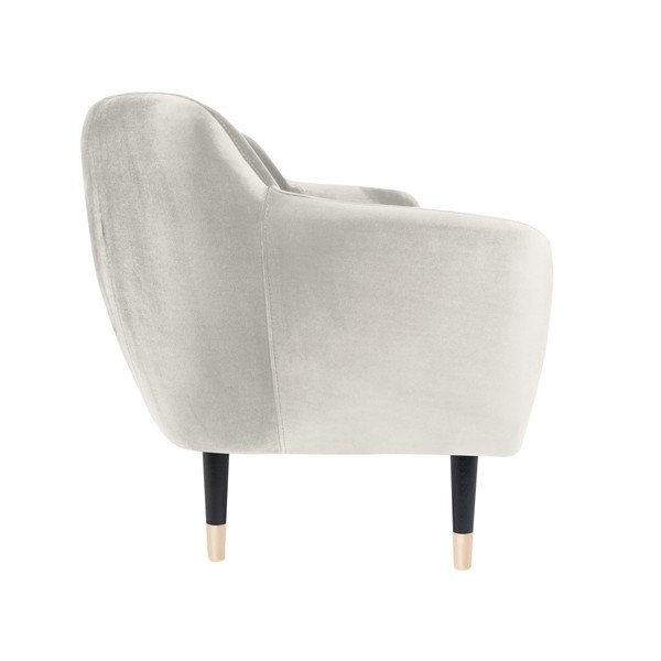Krémová pohovka s černými nohami Mazzini Sofas Benito, 188 cm-image-3