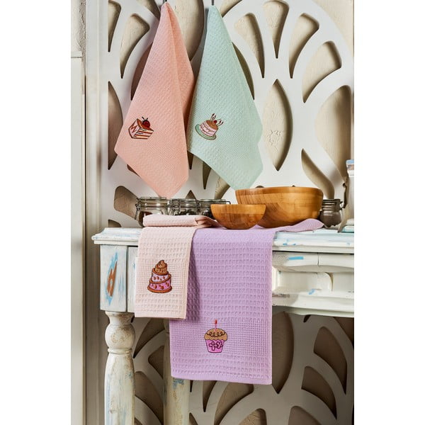 Puuvillased rätikud 6tk komplektis 40x60 cm Cake - Foutastic-image-1