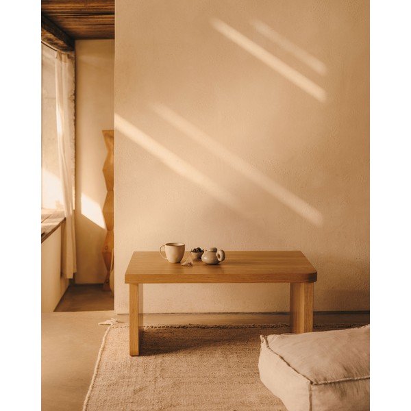 Tammespoonist diivanilaud 89x62 cm Oaq - Kave Home-image-2