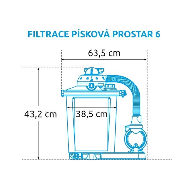 Basseinifilter ProStar 6 - 6,6 m3/h – Marimex-image-3