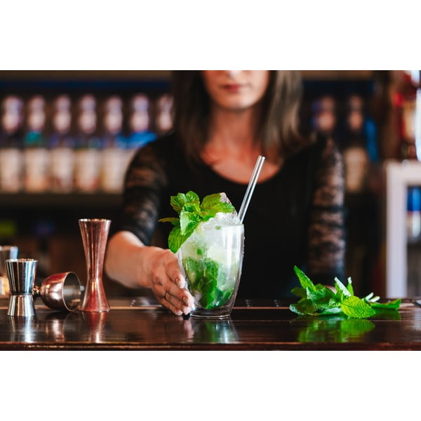 Kahekordse seinaga kõrrega klaasid, 6tk komplektis - Vialli Design-image-3