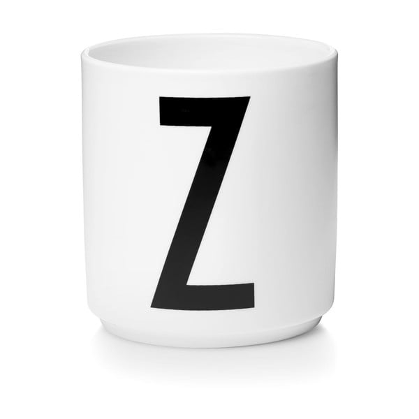 Valge portselanist kruus Personal Z A-Z - Design Letters