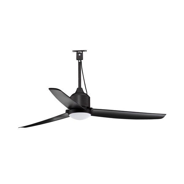 Matt must metallist LED-laevalgusti, hämardatav Blowy - Nova Luce