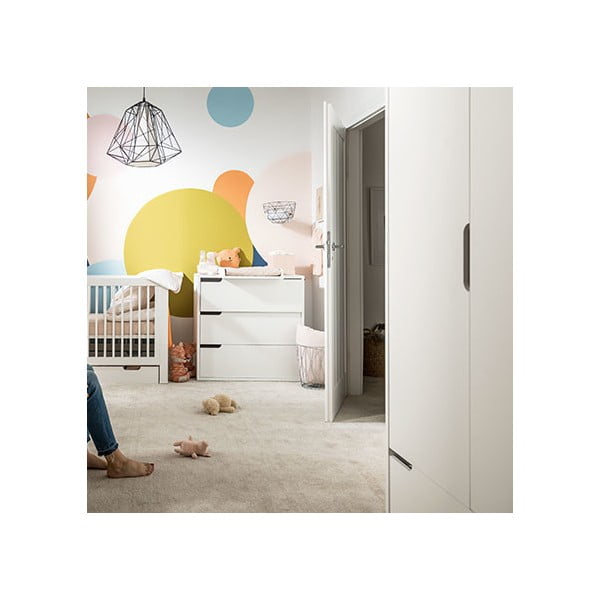 Kaheukseline riidekapp Milk - Vox-image-3