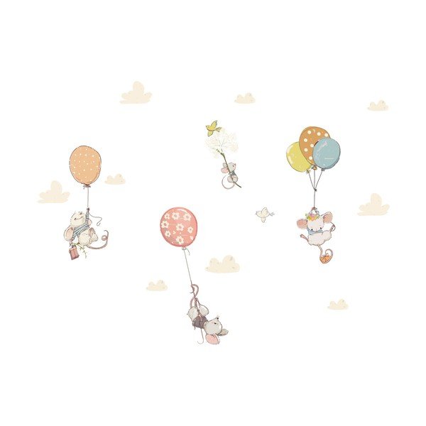 Laste seinakleebised Flying Mouse - Ambiance-image-2