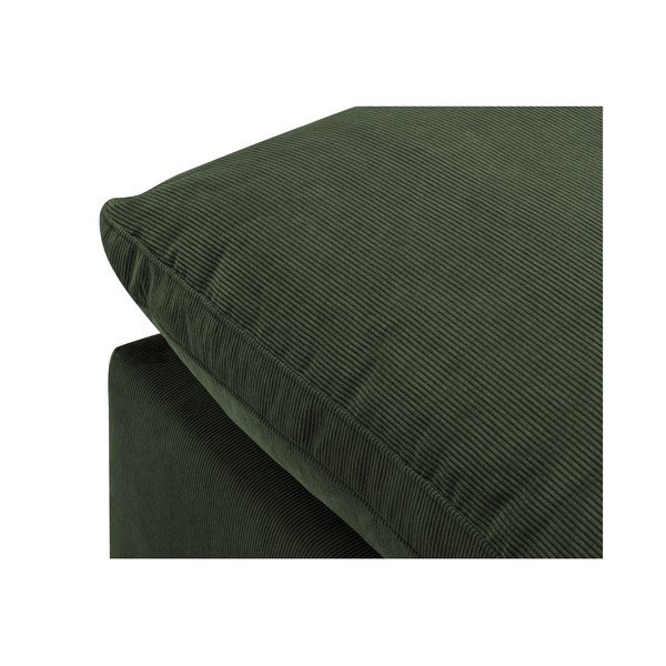 Tmavě zelená rohová část modulární manšestrové pohovky Windsor & Co Sofas Galaxy, pravý roh-image-4