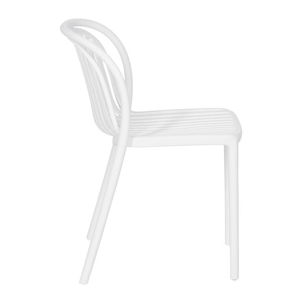 Valge plastikust söögitool Alia - Ixia-image-2