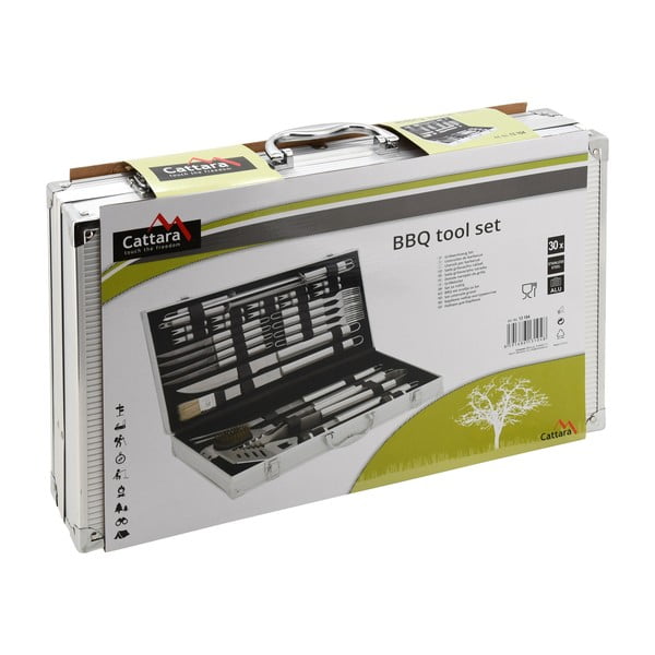 30 grillimisvahendi komplekt Alu karbis - Cattara-image-4
