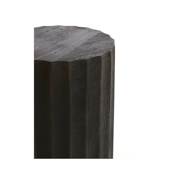 Ümmargune mangopuidust abilaud ø 35 cm Ellena - Light & Living-image-2