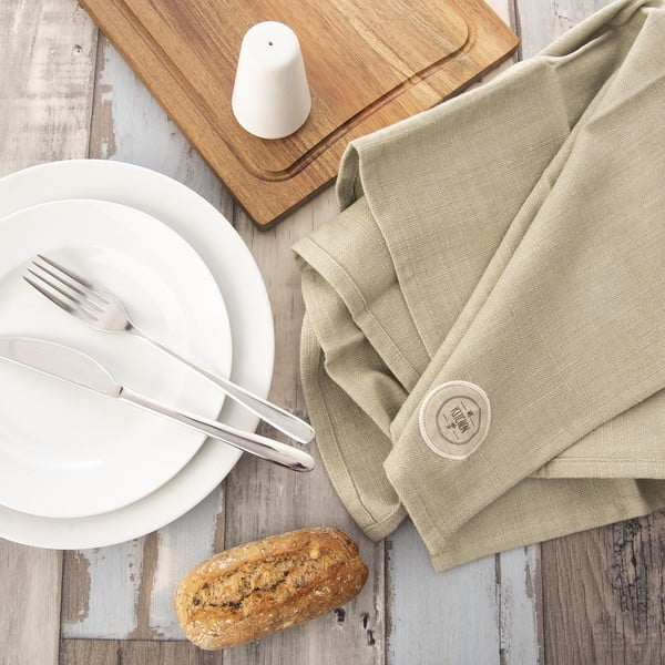 Puuvillased rätikud 2 tk komplektis 50x70 cm My Kitchen Greenish - Orion-image-1