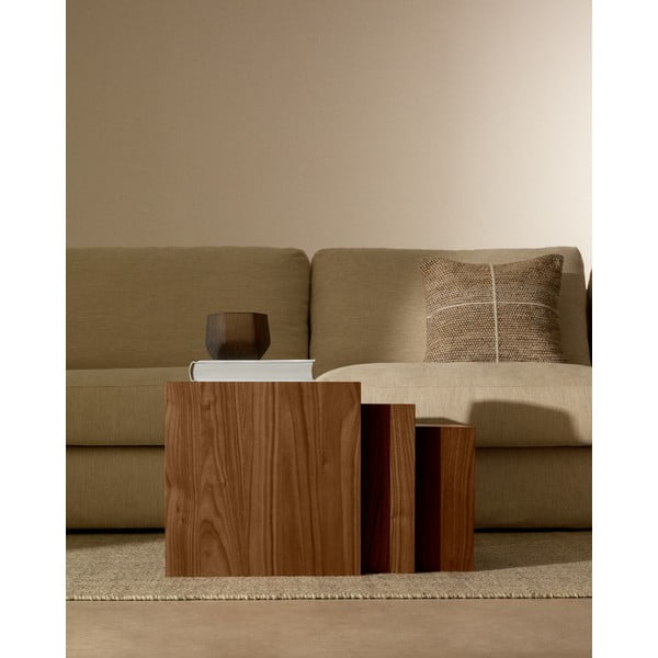 Pähklipuidu spoonist abilauad 3tk komplektis 40x60 cm Litto - Kave Home-image-4