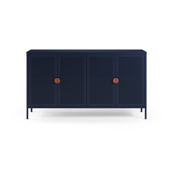 Tumesinine metallkapp 160x90x40 cm Sayla - Marckeric