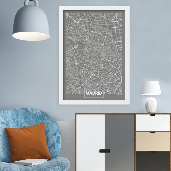 Plakat raamis 40x55 cm Madrid - Wallity-image-1