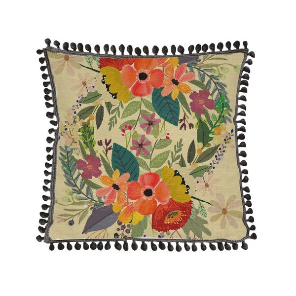 Leinast padi Floral Panda, 45 x 45 cm - Little Nice Things-image-2