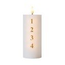 LED-küünal (kõrgus 15 cm) Sille Advent - Sirius
