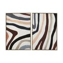 2 maali komplektis raamiga/lõuendil 63x93 cm Astratto - Premier Housewares