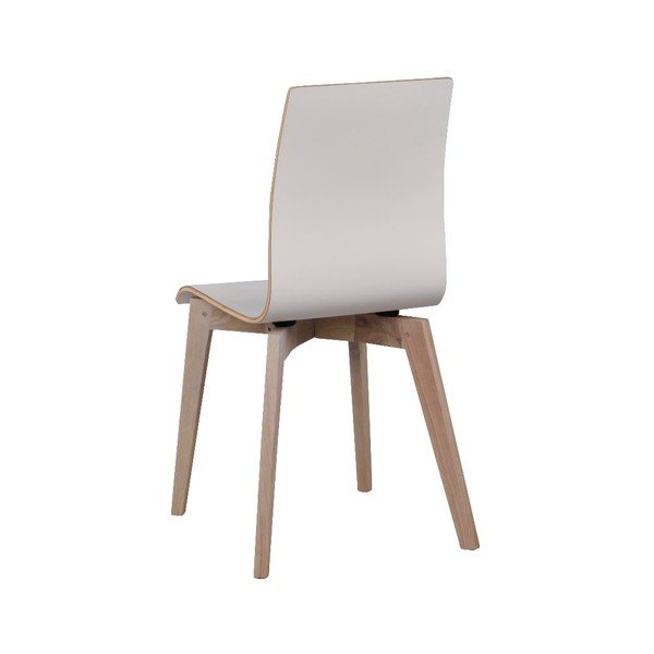 Valge söögitool helepruunide jalgadega Grace - Rowico-image-4