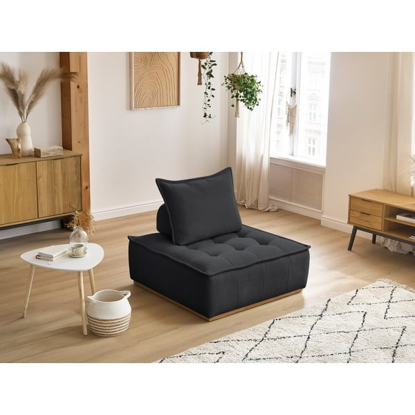 Tumehallist bouclé kangast tugitool Elisa - Bobochic Paris-image-1