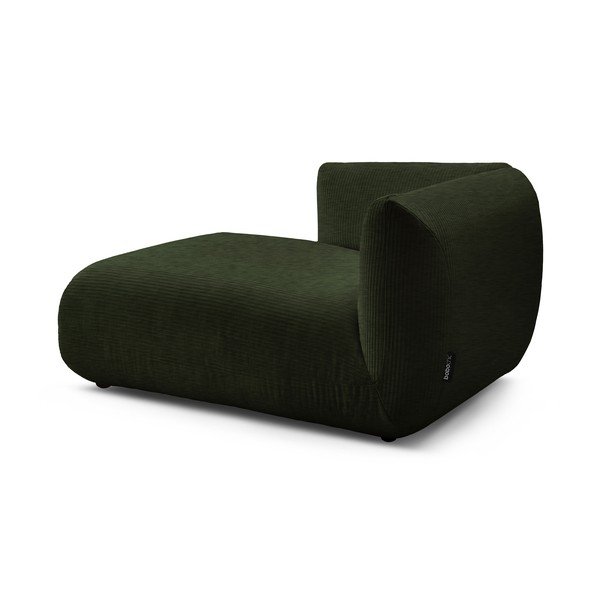 Roheline velvetist diivanimoodul (vasak nurk) Lecomte – Bobochic Paris-image-3