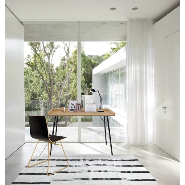 Töölaud tammeplaadiga 52x115 cm Rayburn - Woodman-image-4