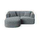 Tumehall velvetist nurgadiivan (vasak nurk) Campi - Cosmopolitan Design