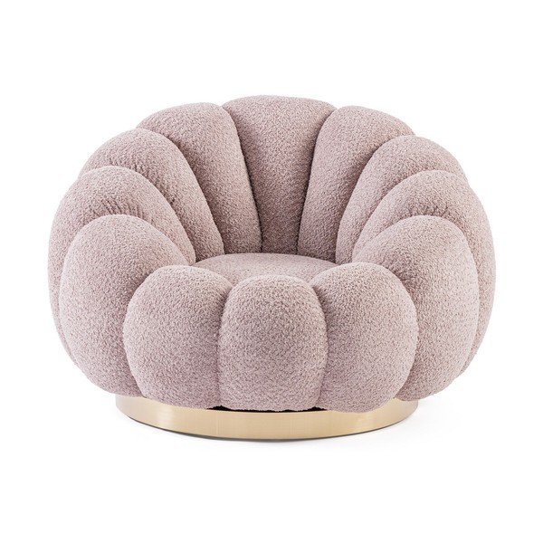 Roosa pöördtool buklee kangast Florel - Bizzotto-image-2