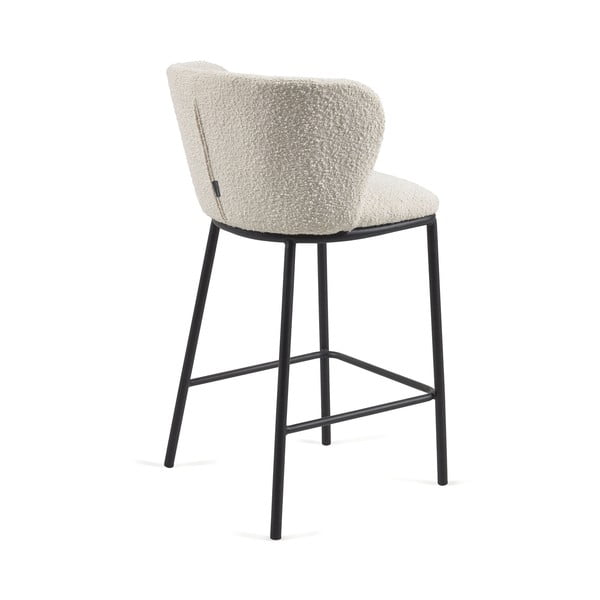 Valge baaritool (istme kõrgus 65 cm) Ciselia - Kave Home-image-4