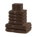 Pruunid froteerätikud 10tk komplektis Marina - DecoKing