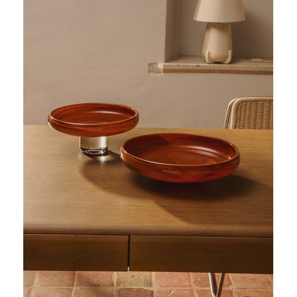Klaasist dekoratiivne kauss ø 34 cm Denuo - Kave Home-image-1
