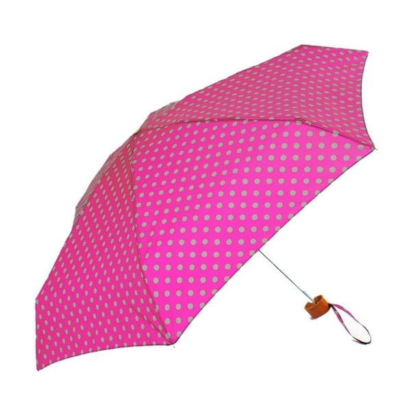 Růžový deštník Ambiance Bright Polka Dots Pink
