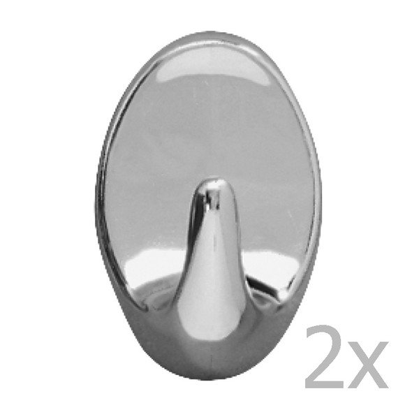 Komplekt 2 seinakonksu Maxi Hooks Chrome - Wenko-image-1