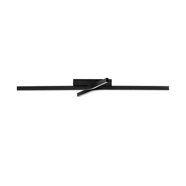 Matt must alumiiniumist LED-laevalgusti, hämardatav, 50x100 cm Akro - Nova Luce