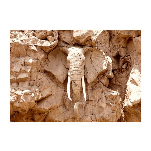 Suureformaadiline tapeet , 200 x 140 cm Stone Elephant - Artgeist
